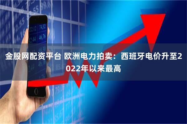 金股网配资平台 欧洲电力拍卖：西班牙电价升至2022年以来最高